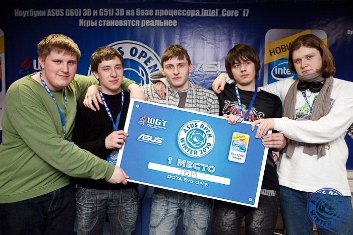 Команда TOM. Победители ASUS Winter 2010