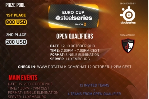 SteelSeries Euro Cup: открытые отборы во 2 сезон